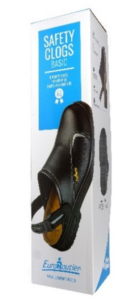 EuroRoutier Basic Clogs Black 38-47